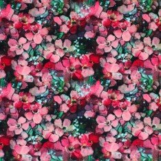 Digital Print Bamboo Jersey - Flowering Branches