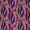 Digital Print Bamboo Jersey - Abstract Leaves Purple Digital Print Bamboo Jersey - Abstract Leaves Purple - (Printed Jersey Fabric)