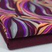 Digital Print Bamboo Jersey - Abstract Leaves Purple Digital Print Bamboo Jersey - Abstract Leaves Purple - (Printed Jersey Fabric)