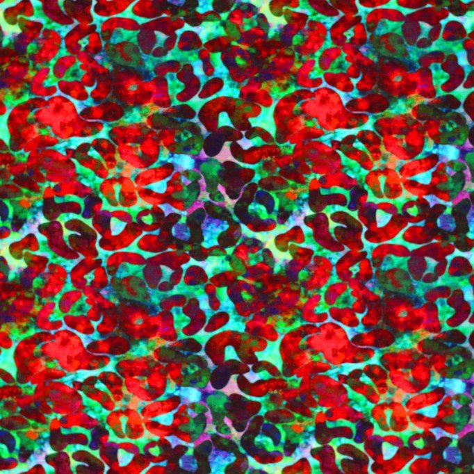 Digital Print Bamboo Jersey - Colorful Leopard Digital Print Bamboo Jersey - Colorful Leopard - (Printed Jersey Fabric)