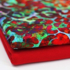 Digital Print Bamboo Jersey - Colorful Leopard