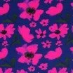 Digitale Print Bamboe Jersey - Aquarel Klaproos Marine Fuchsia Digitale Print Bamboe Jersey - Aquarel Klaproos Marine Fuchsia - (Tricot Jersey Bedrukt)