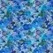 Tissu Jersey Bambou Impression Numérique - Champ De Fleurs a L'aquarelle Cobalt - (Tissu Jersey Imprimé )