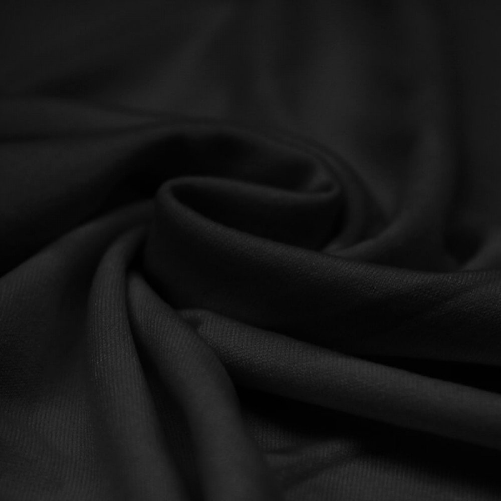 Cashmere Touch Jersey Fabric Black