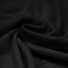 Cashmere Touch Jersey Fabric Black