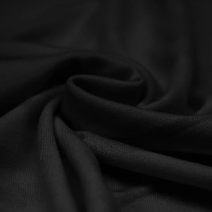 Cashmere Touch Jersey Fabric Black - (Jersey Fabrics)