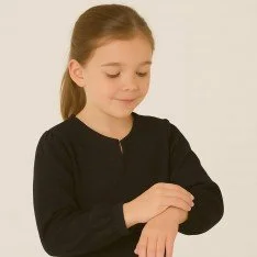 Tessuto Jersey Di Cashmere Touch Nero