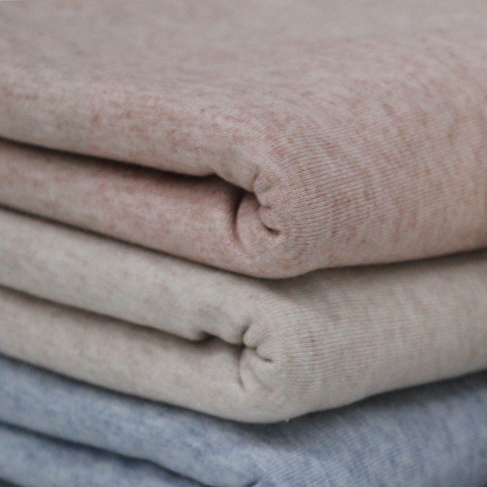 Cashmere Touch Jersey Fabric Taupe Melange - (Jersey Fabrics)