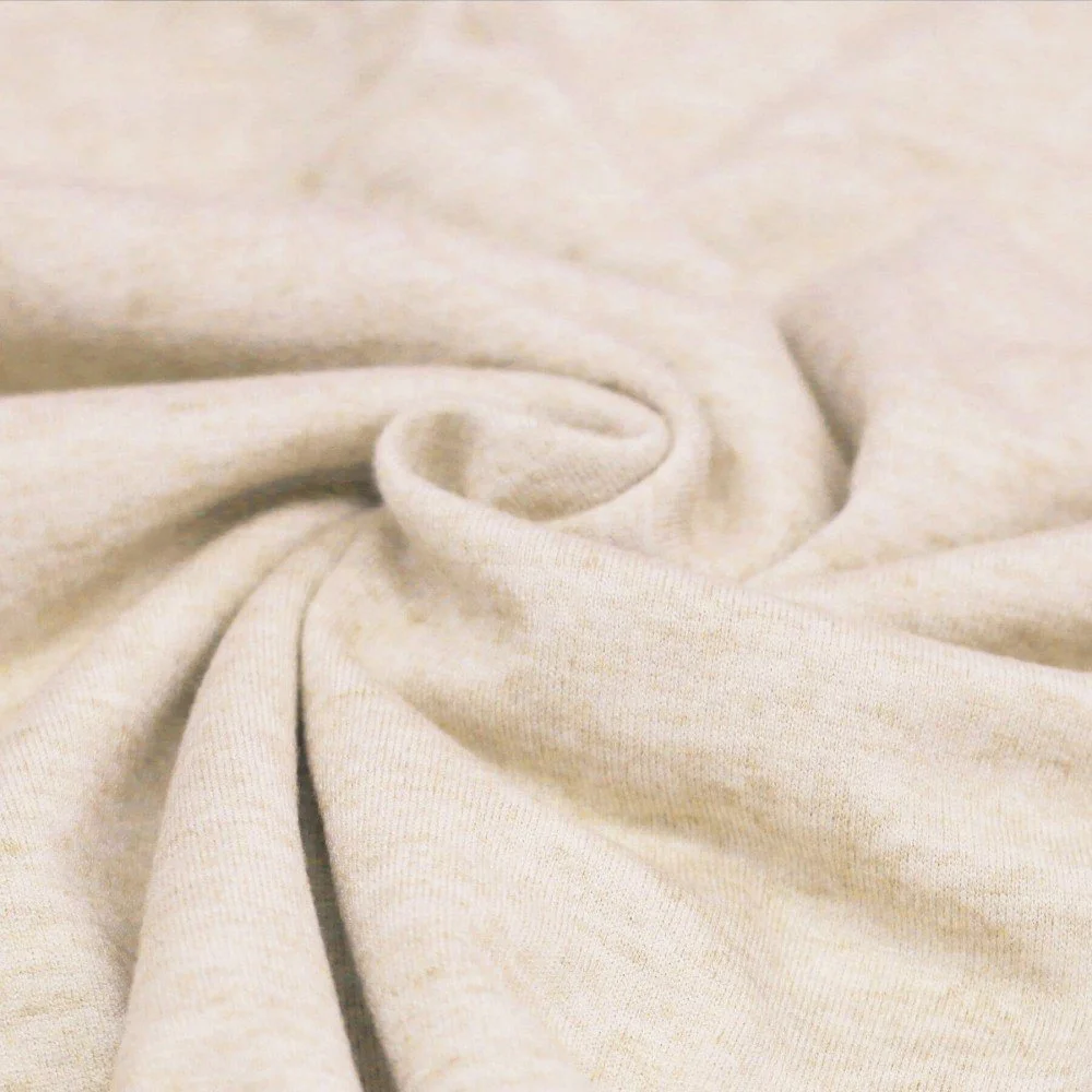 Cashmere Touch Jersey Fabric Cream Melange