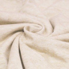 Cashmere Touch Jersey Stof Creme Melange Cashmere Touch Jersey Stof Creme Melange