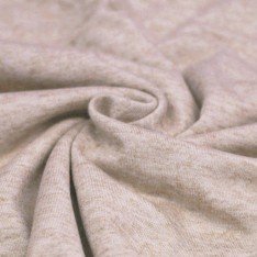 Cashmere Touch Jersey Stof Licht Beige Melange Cashmere Touch Jersey Stof Licht Beige Melange