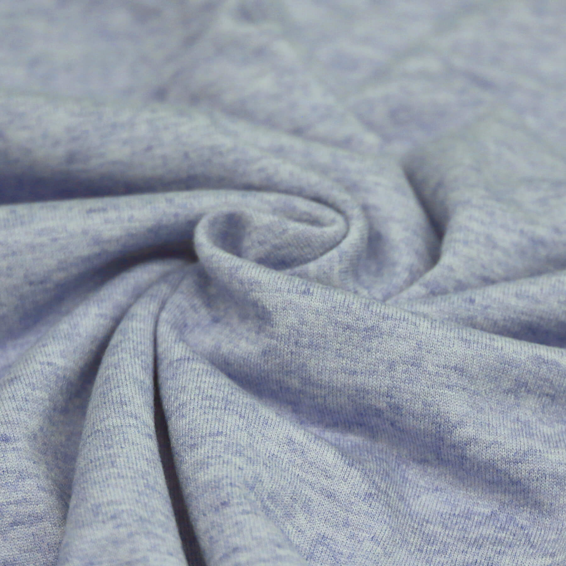 Cashmere Touch Jersey Stof Licht Jeans Melange