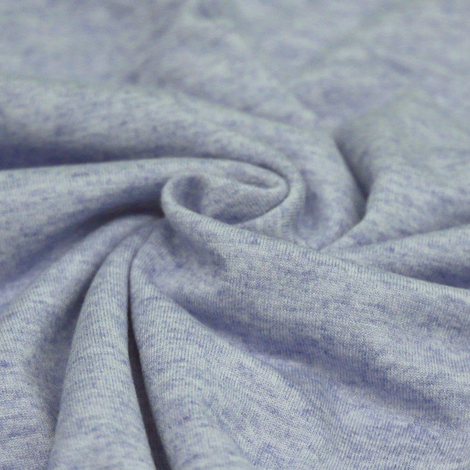 Tessuto Jersey Di Cashmere Touch Jeans Chiaro Melange - (Jersey Tessuti)