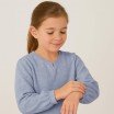 Tessuto Jersey Di Cashmere Touch Jeans Chiaro Melange - (Jersey Tessuti)
