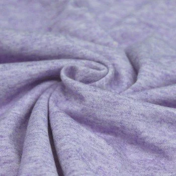 Tessuto Jersey Di Cashmere Touch Lilla Melange