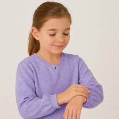 Cashmere Touch Strikstof Lilla Melange Cashmere Touch Strikstof Lilla Melange