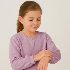 Cashmere Touch Jersey Stof Oud Roze Melange Cashmere Touch Jersey Stof Oud Roze Melange