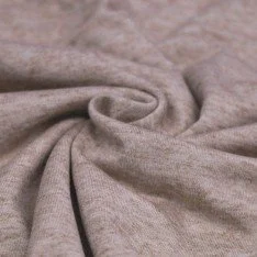 Tessuto Jersey Di Cashmere Touch Taupe Melange