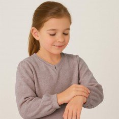 Cashmere Touch Strikstof Taupe Melange Cashmere Touch Strikstof Taupe Melange