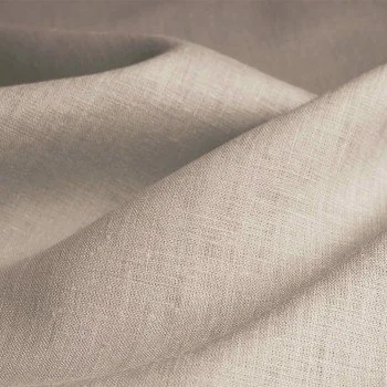 Linen Fabric (Enzymwashed) Dark Beige