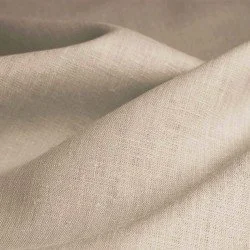 Linen Fabric (Enzymwashed) Dark Beige