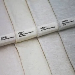 Tkanina Lniana Delikatna Naturalny Melanż