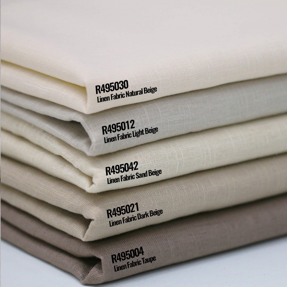 Tessuto Lino (Enzymwashed) Taupe, 145 cm, 240 g/m² Tessuto Lino (Enzymwashed) Taupe - (Tessuto Di Lino Enzyme Washed )