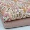 Rib Jersey Strikstof - Pastel Engblomst - (Jerseystoffer)