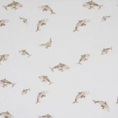 Rippstrick Jersey Stoff - Killerwal Beige