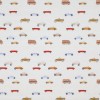Rib Knit Jersey Fabric - Little Cars