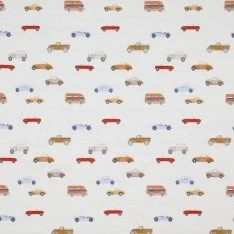 Tissu Maille Tricot Côtelé - Petites Voitures