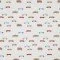 Rib Knit Jersey Fabric - Little Cars - (Jersey Fabrics)
