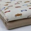 Rib Knit Jersey Fabric - Little Cars Rib Knit Jersey Fabric - Little Cars - (Jersey Fabrics)