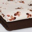 Rib Knit Jersey Fabric - Pineapple strawberry - (Jersey Fabrics)