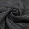 Tissu Maille Tricot Angora Gris Foncé Melange - (Tissus De Mode)
