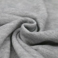 Tessuto a Maglia Di Angora Grigio Chiaro Melange Tessuto a Maglia Di Angora Grigio Chiaro Melange