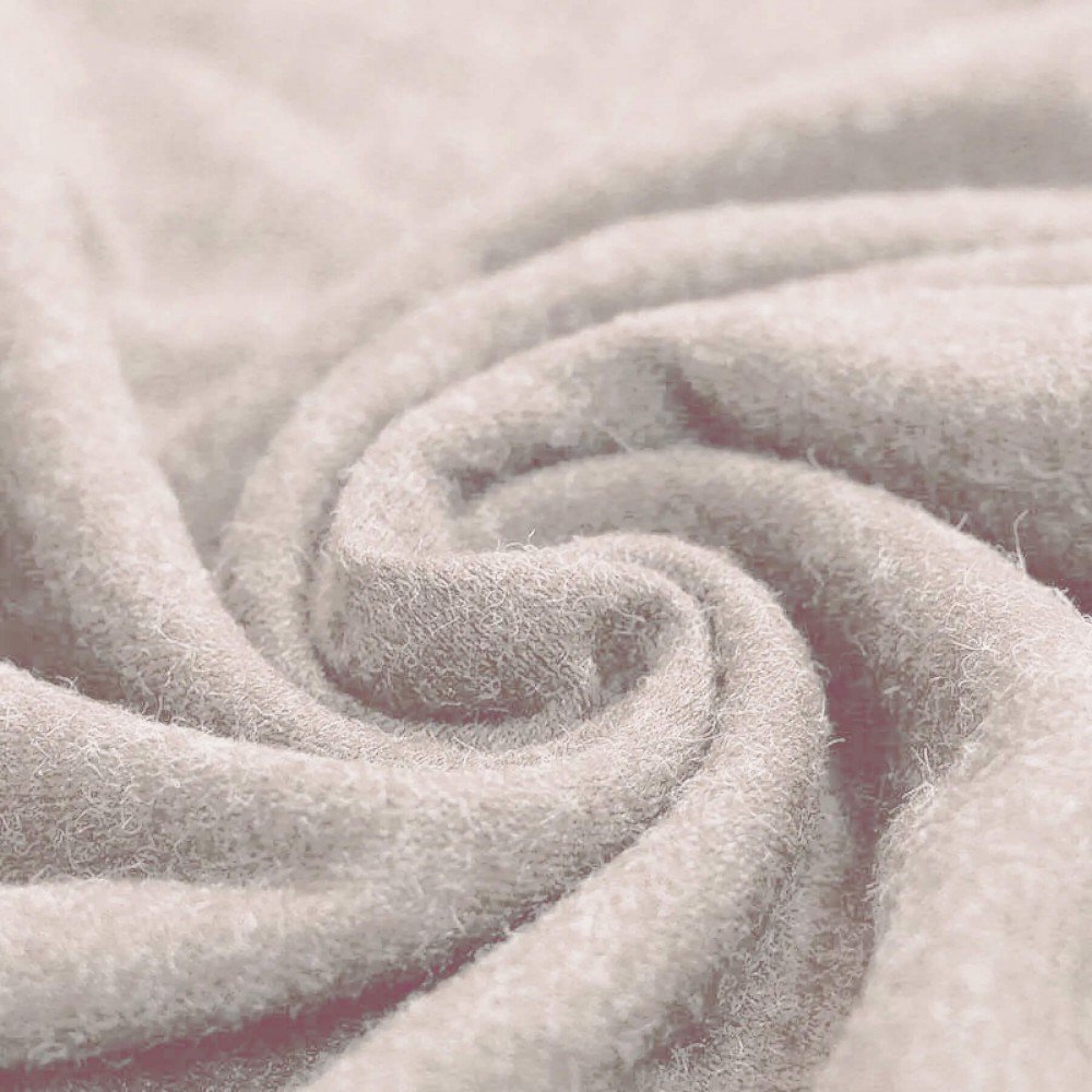Angora Jersey Fabric Stone Beige