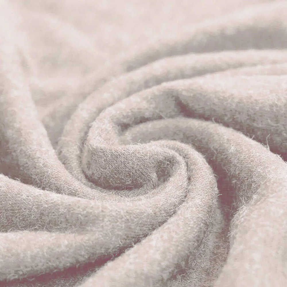 Tessuto a Maglia Di Angora Beige Pietra Tessuto a Maglia Di Angora Beige Pietra