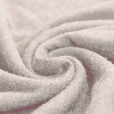 Tissu Maille Tricot Angora Beige Pierre