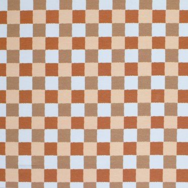 Jersey Di Cotone Stampa Digitale - Blocchi 25mm Marrone Beige Jersey Di Cotone Stampa Digitale - Blocchi 25mm Marrone Beige - (Jersey Di Cotone Digitale Stampata)