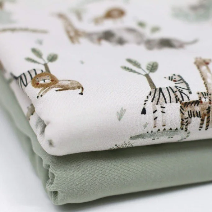 Baumwolljersey Digital - Wildlife Beige Baumwolljersey Digital - Wildlife Beige - (Baumwolljersey Digitaldruck)