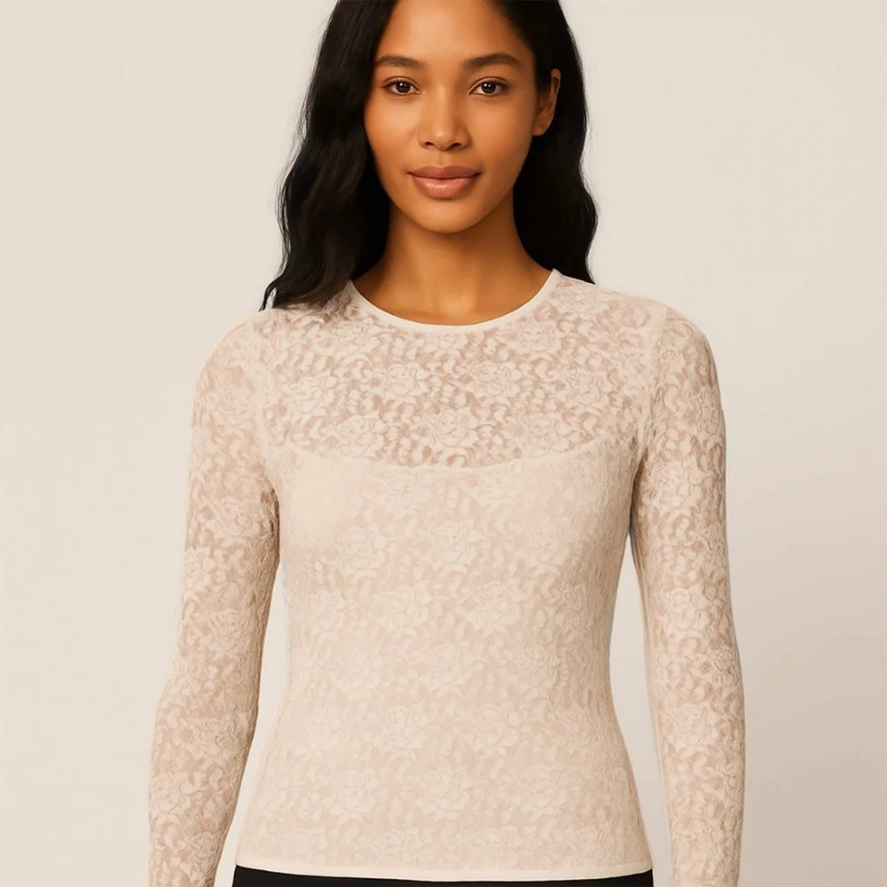 Kant Stof Stretch Beige