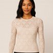 Spitzenstoff Stretch Beige - (Spitzenstoff)