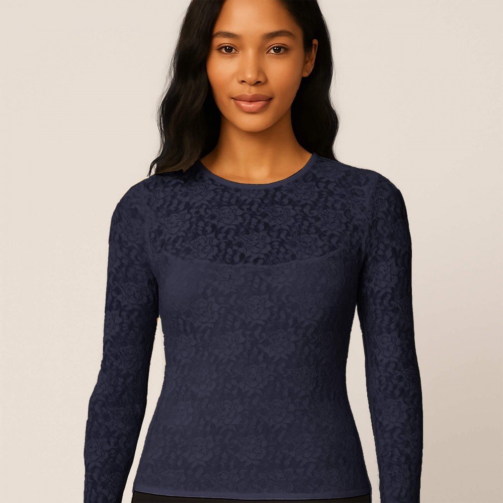 Lace Fabric Stretch Navy Lace Fabric Stretch Navy