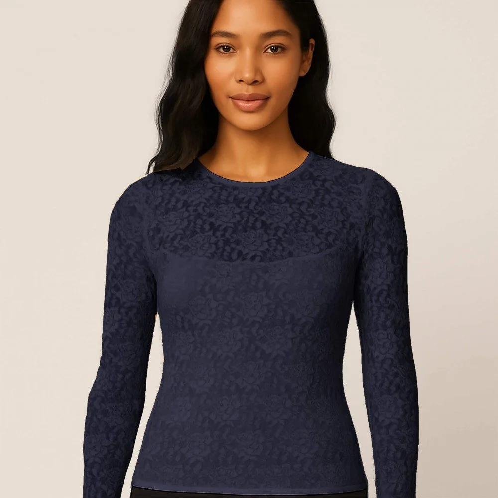 Lace Fabric Stretch Navy Lace Fabric Stretch Navy