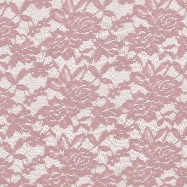 Tessuto Pizzo Stretch Rosa Antico - (Pizzo Tessuto)