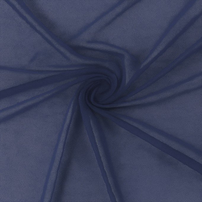 Mesh Fabric Stretch Navy - (Mesh Stretch Fabric)