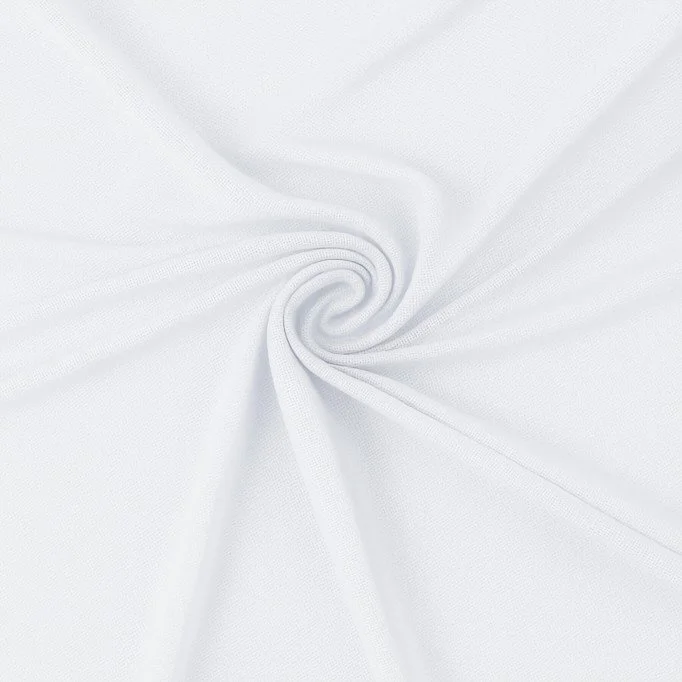 Tissu Mesh Stretch Blanc - (Tissu Mesh Stretch)