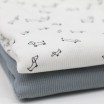 Rib Jersey Strikstof - Uregelmæssige Hunde - (Jerseystoffer)