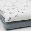 Rib Jersey Fabric Printed - Irregular Dogs Rib Jersey Fabric Printed - Irregular Dogs - (Jersey Fabrics)